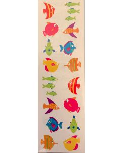 Fish Stickers/16 stickers (2 sheets per pack) - Cannot ship Media Mail.