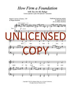 How Firm a Foundation (You Are My Refuge) - Unison (optional 2-part) Printable Download