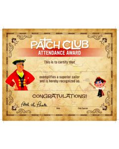 Patch Character Theme Certificate (Quantity: 1)