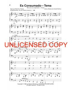 Mission Accomplished (Es Consumado) - Spanish Choral Book (with Easter script) - Printable Download