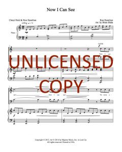 Now I Can See - Choral - Printable Download