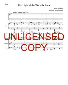 The Light of the World (Simply Majesty Version) - Printable Orchestration - Printable Download