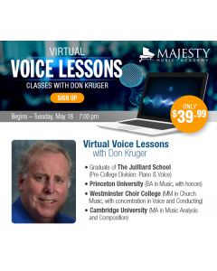 Virtual Voice Class with Don Kruger