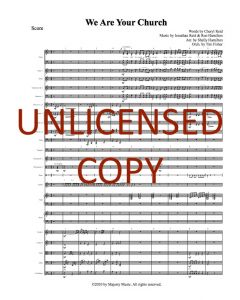 We Are Your Church - Printable Orchestration - Printable Download
