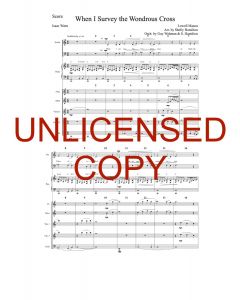 When I Survey (Simply Majesty Version) - Printable Orchestration - Printable Download