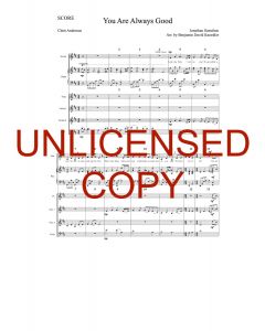 You Are Always Good (Simply Majesty Version) - Printable Orchestration - Printable Download